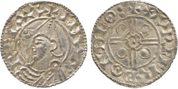 1 Пені Королівство Англія (927-1649,1660-1707) Срібло Cnut (985 -1035)