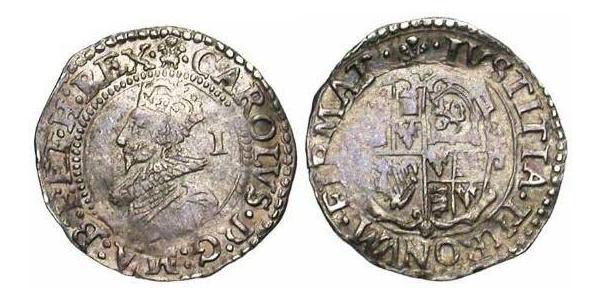 1 Пені Королівство Англія (927-1649,1660-1707) Срібло Карл I (1600-1649)