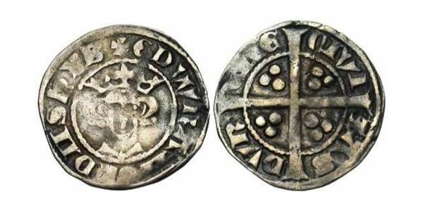 1 Пені Королівство Англія (927-1649,1660-1707) Срібло Едвард I (1239 - 1307)
