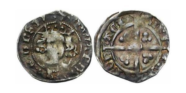 1 Пені Королівство Англія (927-1649,1660-1707) Срібло Едвард III (1312-1377)