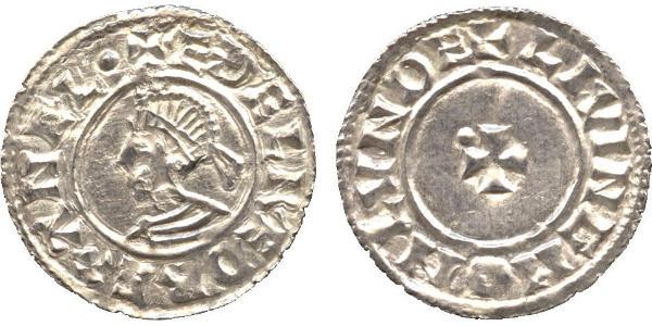 1 Пені Королівство Англія (927-1649,1660-1707) Срібло 