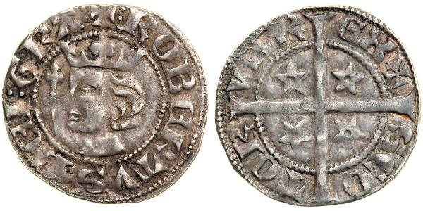 1 Пені Королівство Шотландії(843-1707) Срібло Robert I of Scotland (1274-1329)