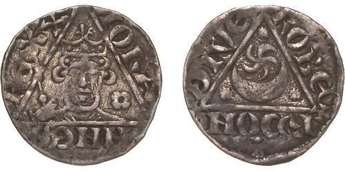 1 Пені Лордство Ірландія (1171-1541) Срібло Іоанн Безземельний (1167-1216)