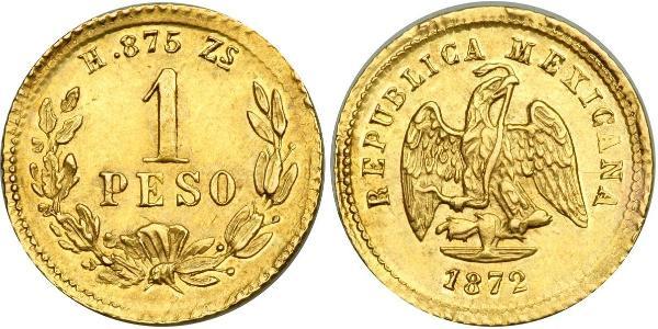 1 Песо Мексиканські Сполучені Штати (1867 - ) Золото 