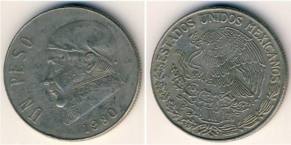 1 Песо Мексиканські Сполучені Штати (1867 - ) Нікель/Мідь 
