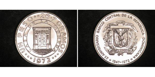 1 Песо Доминиканская Республика Серебро 