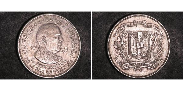 1 Песо Доминиканская Республика Серебро 