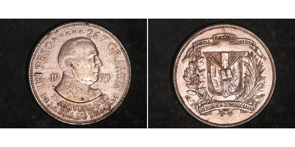 1 Песо Доминиканская Республика Серебро 