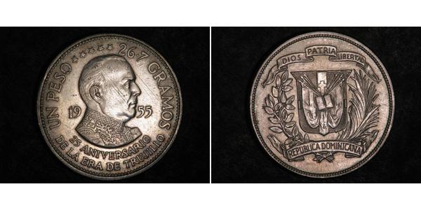 1 Песо Доминиканская Республика Серебро 