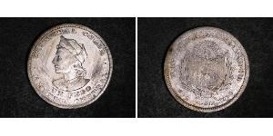 1 Песо Сальвадор Серебро Христофор Колумб (1451 - 1506)