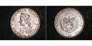 1 Песо Сальвадор Серебро Христофор Колумб (1451 - 1506)