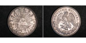 1 Песо Соединённые Штаты Мексики (1867 - ) Серебро 