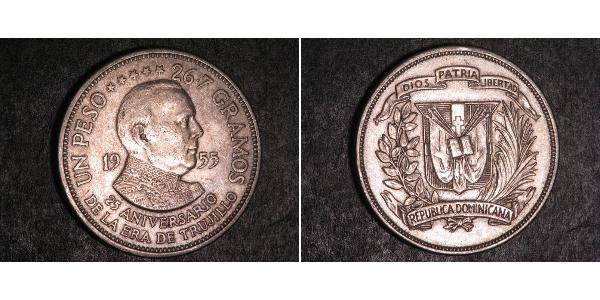 1 Песо Домініканська Республіка Срібло 