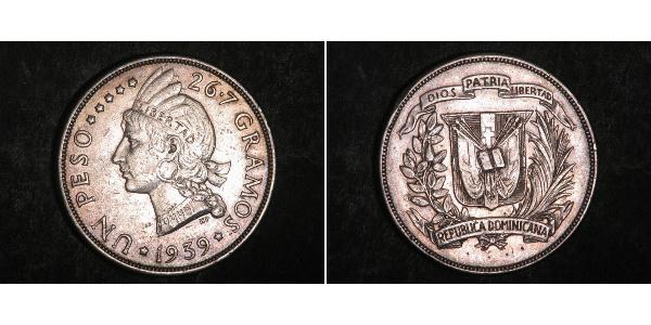 1 Песо Домініканська Республіка Срібло 