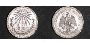 1 Песо Мексиканські Сполучені Штати (1867 - ) Срібло 