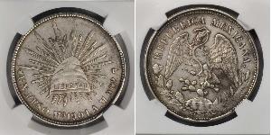 1 Песо Мексиканські Сполучені Штати (1867 - ) Срібло 