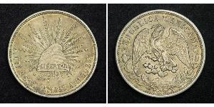 1 Песо Мексиканські Сполучені Штати (1867 - ) Срібло 