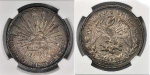 1 Песо Мексиканські Сполучені Штати (1867 - ) Срібло 