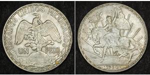 1 Песо Мексиканські Сполучені Штати (1867 - ) Срібло 