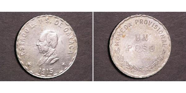 1 Песо Мексиканські Сполучені Штати (1867 - ) Срібло 