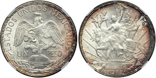 1 Песо Мексиканські Сполучені Штати (1867 - ) Срібло 