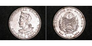1 Песо Сальвадор Срібло Христофор Колумб (1451 - 1506)