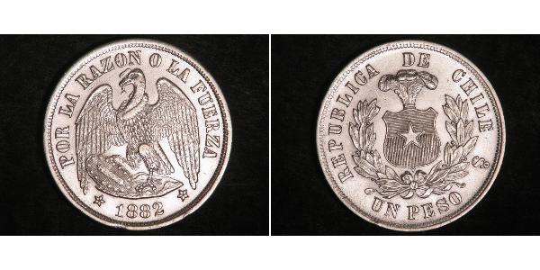 1 Песо Чилі Срібло 