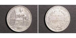 1 Пиастр Французский Индокитай (1887-1954) Серебро 