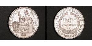 1 Пиастр Французский Индокитай (1887-1954) Серебро 