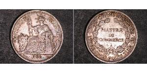 1 Пиастр Французский Индокитай (1887-1954) Серебро 