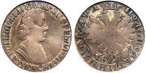 1 Полуполтінник Російська імперія (1720-1917) Срібло Петро I Олексійович(1672-1725)