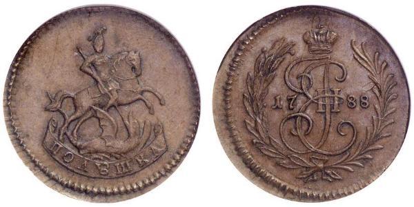 1 Полушка Российская империя (1720-1917)  Екатерина II (1729-1796)
