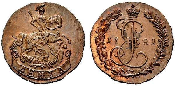 1 Полушка Российская империя (1720-1917)  Екатерина II (1729-1796)