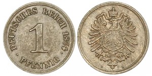 1 Пфенниг Германия  