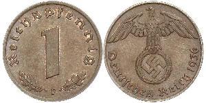 1 Пфенниг Третий рейх (1933-1945) Бронза 