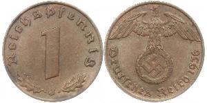 1 Пфеніг Третій рейх (1933-1945) Бронза 