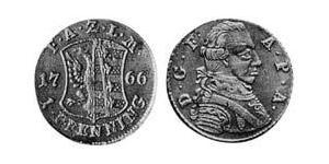 1 Пфеніг Principality of Anhalt-Zerbst (1544 - 1796) Мідь Frederick Augustus, Prince of Anhalt-Zerbst (1734 – 1793)