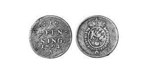 1 Пфеніг Баварія (курфюрство) (1623 - 1806) Мідь 