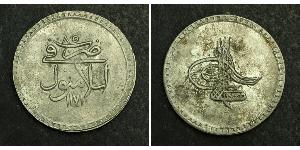 1 Піастр Османська імперія (1299-1923) Срібло Мустафа III (1757 - 1774)