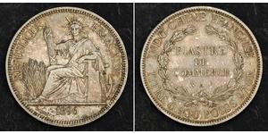 1 Піастр Французький Индокитай (1887-1954) Срібло 