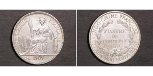 1 Піастр Французький Индокитай (1887-1954) Срібло 