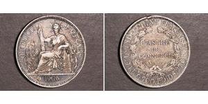 1 Піастр Французький Индокитай (1887-1954) Срібло 
