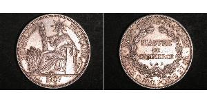 1 Піастр Французький Индокитай (1887-1954) Срібло 