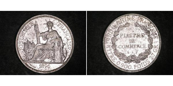 1 Піастр Французький Индокитай (1887-1954) Срібло 