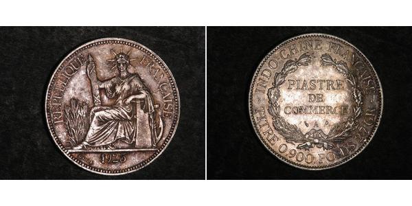 1 Піастр Французький Индокитай (1887-1954) Срібло 