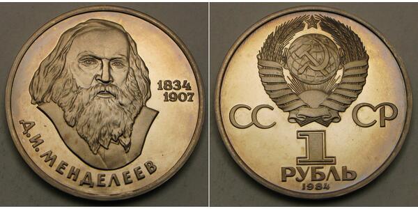 1 Рубль СРСР (1922 - 1991) Нікель/Мідь 