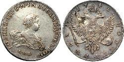 1 Рубль Российская империя (1720-1917) Серебро Иван VI Антонович (1740-1764)
