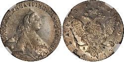 1 Рубль Российская империя (1720-1917) Серебро Екатерина II (1729-1796)