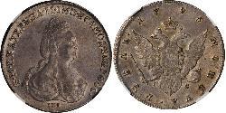 1 Рубль Російська імперія (1720-1917) Срібло Катерина II (1729-1796)