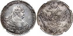 1 Рубль Російська імперія (1720-1917) Срібло Анна Іванівна (1693-1740)